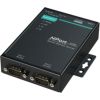 2 port device server, 10/100M Ethernet, RS-232, DB9 male, 15KV ESD, 0.5KV serial surge, 12~48VDC, -40~75°CMOXA